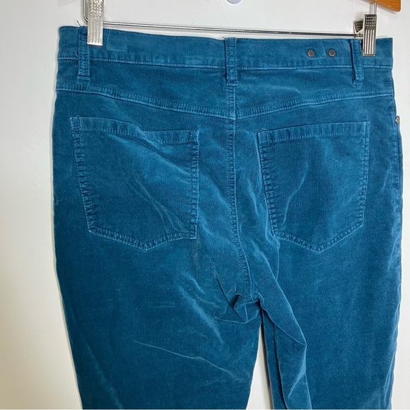 Cabi high skinny dark teal corduroy pants size 8 - Picture 5 of 7